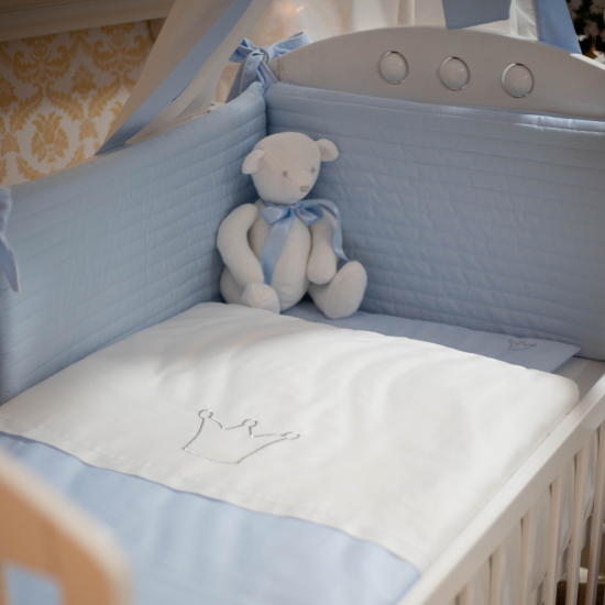 Komplet za krevetac LUX plavi Komplet za krevetac LUX plavi
