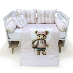 BEBI KOMPLET "TEDDY" ROZE 8/1
