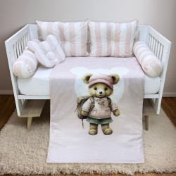 BEBI KOMPLET "TEDDY" ROZE 8/1