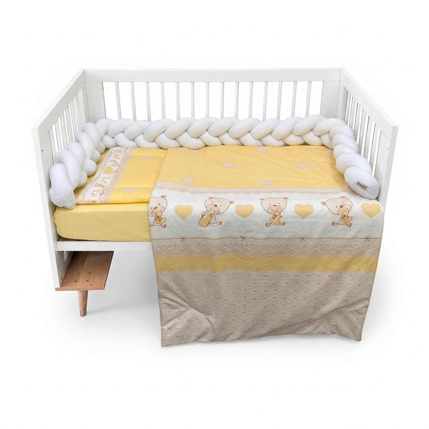 Komplet Baby bear žuti 4/1