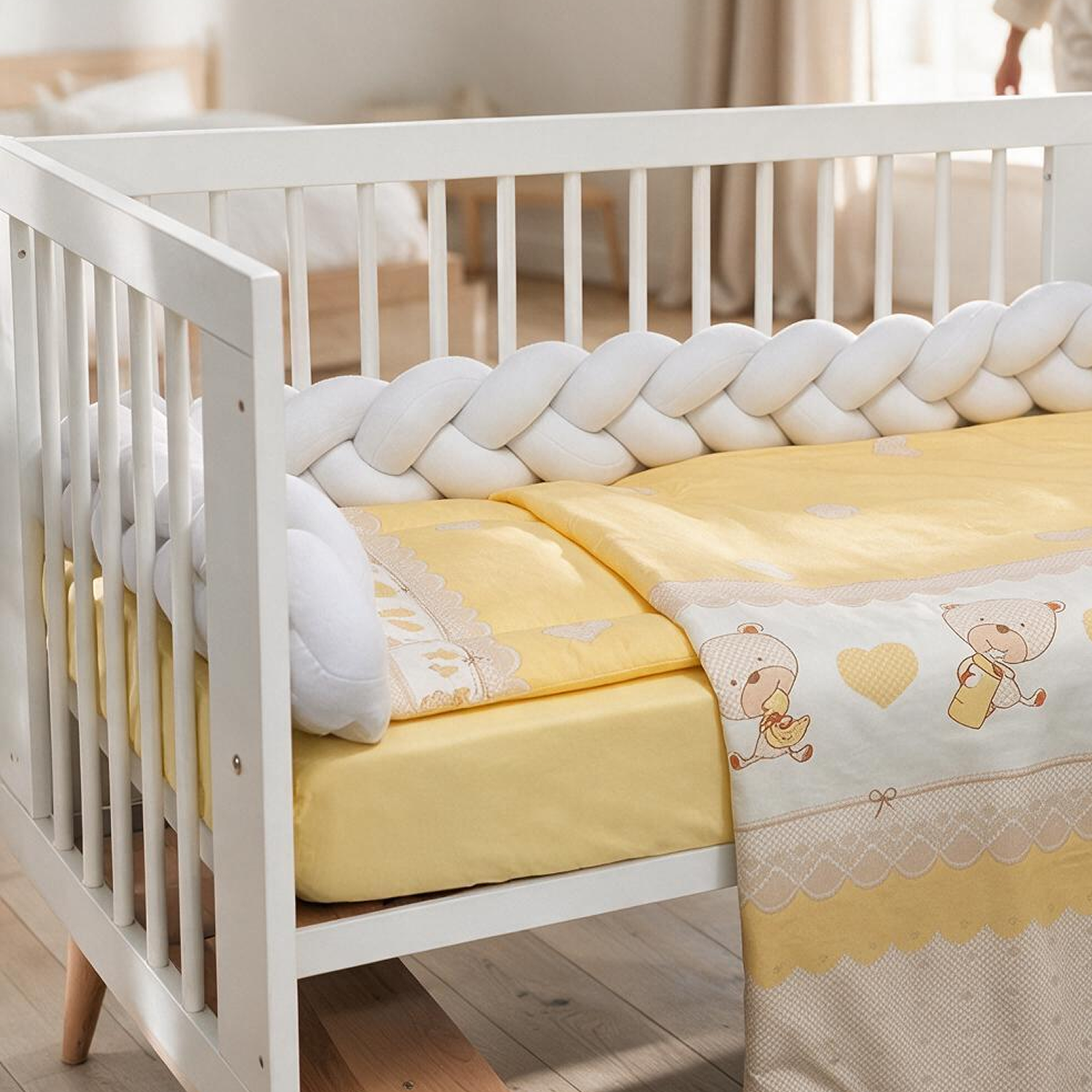Komplet Baby bear žuti 4/1