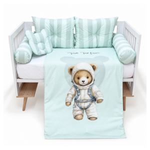 BABY SET “TEDDY” MINT 8-PIECE
