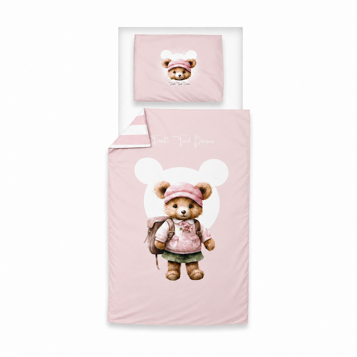 POSTELJINA "TEDDY" ROZE 80x120cm 3/1