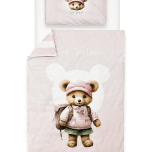 POSTELJINA "TEDDY" ROZE 80x120cm 3/1