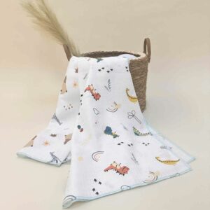 Pelene od muslina 2/1 dino-animals