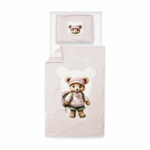 POSTELJINA "TEDDY" ROZE 80x120cm 3/1