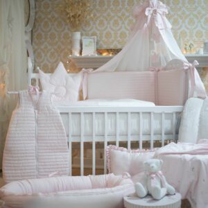 Komplet LUX za krevetac roze