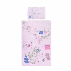 Baby Bedding PINK BUNNY