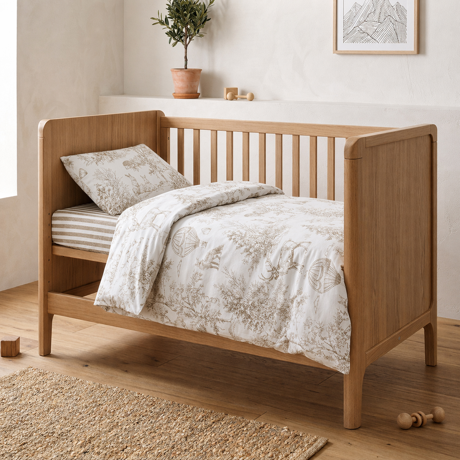 Baby bedding Forest world