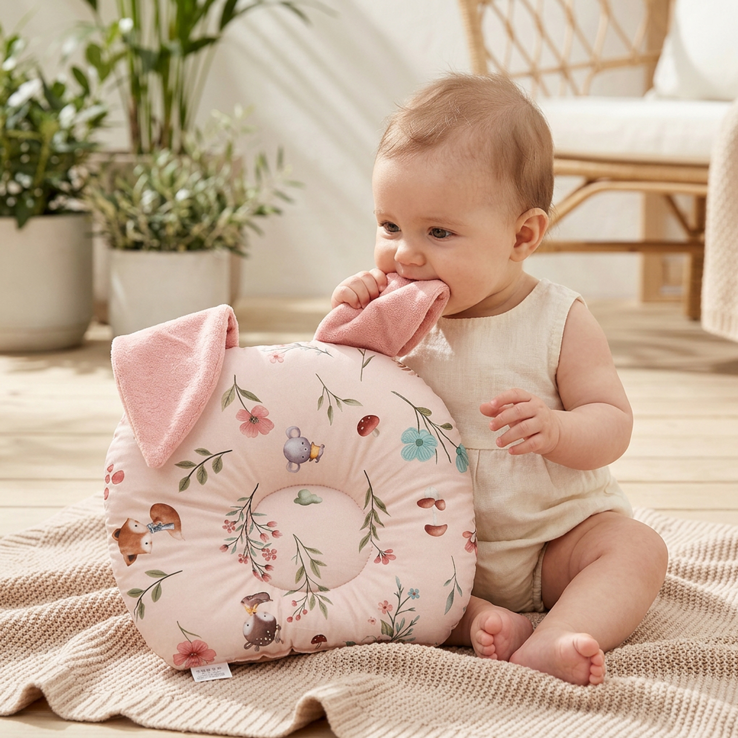 Pillow with ears Flower crew